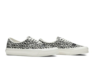 Comme des Garçons x Vans OG Authentic LX 'CDG Print - Blanc De Blanc' (Curved Rubber)