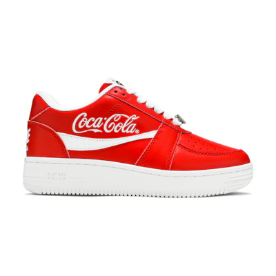 Coca-Cola BAPE Bapesta Low 'Red'