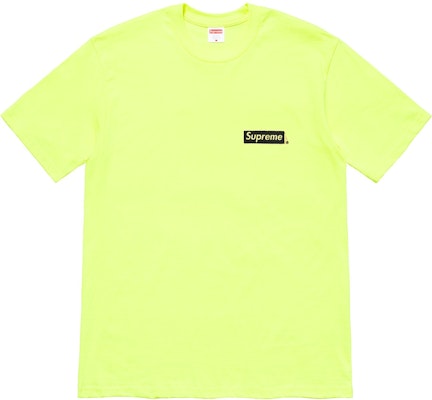 Supreme Spiral Tee Bright Yellow Buy Supreme Spiral Tee Bright Yellow
