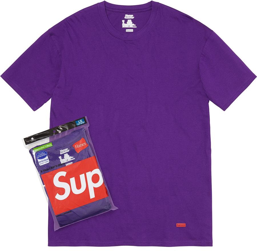 Hanes x supreme collaboration best sale tees