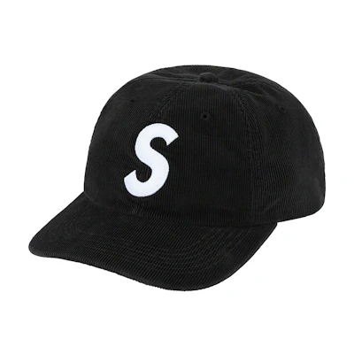 Supreme Corduroy 6-Panel Black