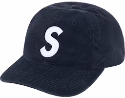 Supreme Fine Wale Corduroy S Logo 6-Panel Navy Supreme Fine Wale Corduroy S Logo 6-Panel Navy