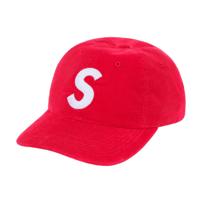 Supreme Corduroy 6-Panel Red