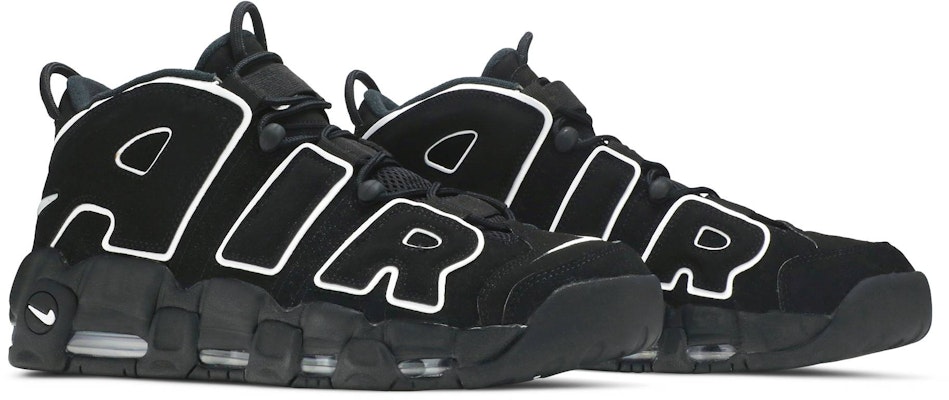 Nike Air More Uptempo 'Black White' 2016/2020 [also worn by BTS J‑Hope]  414962‑002