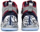 Details for Nike LeBron 17 'Nike LeBron 4 Cold Blue Graffiti' Biru Sejuk Graffiti. CT6047-400/CT6052-400
