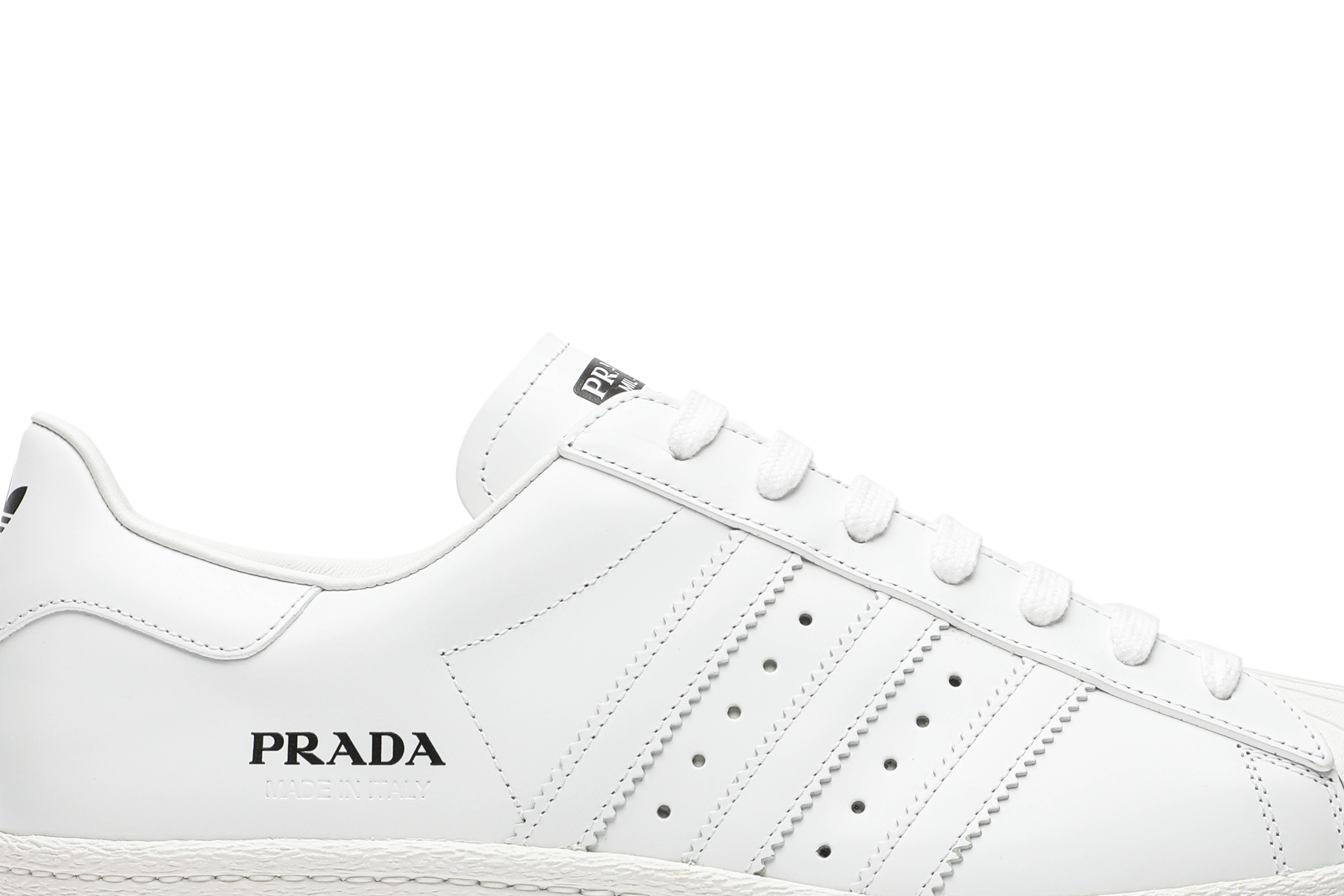 Order Prada x adidas Superstar 'Putih' FW6683 - Kolaborasi Eksklusif