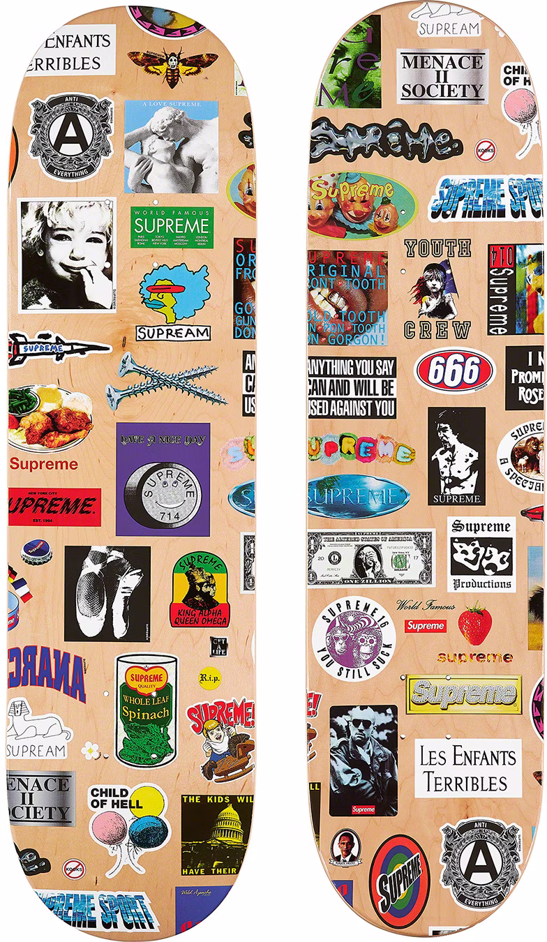supreme-stickers-skateboard-deck-tan