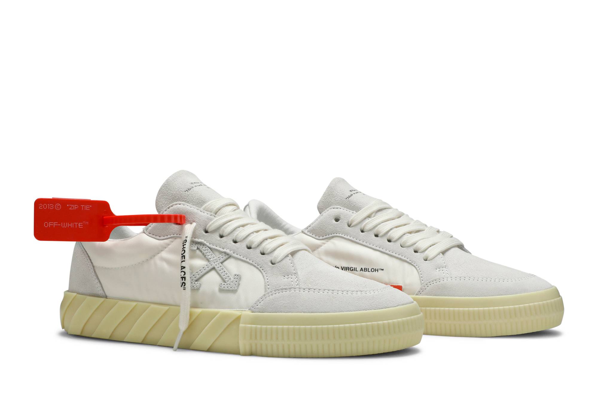 Cheap Zapatillas Off-White Vulc 'Blancas' OMIA085S20D390390133