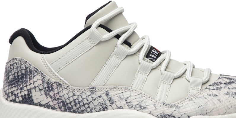 Air Jordan 11 Retro Low Light Bone Snakeskin CD6846 002 CD6846