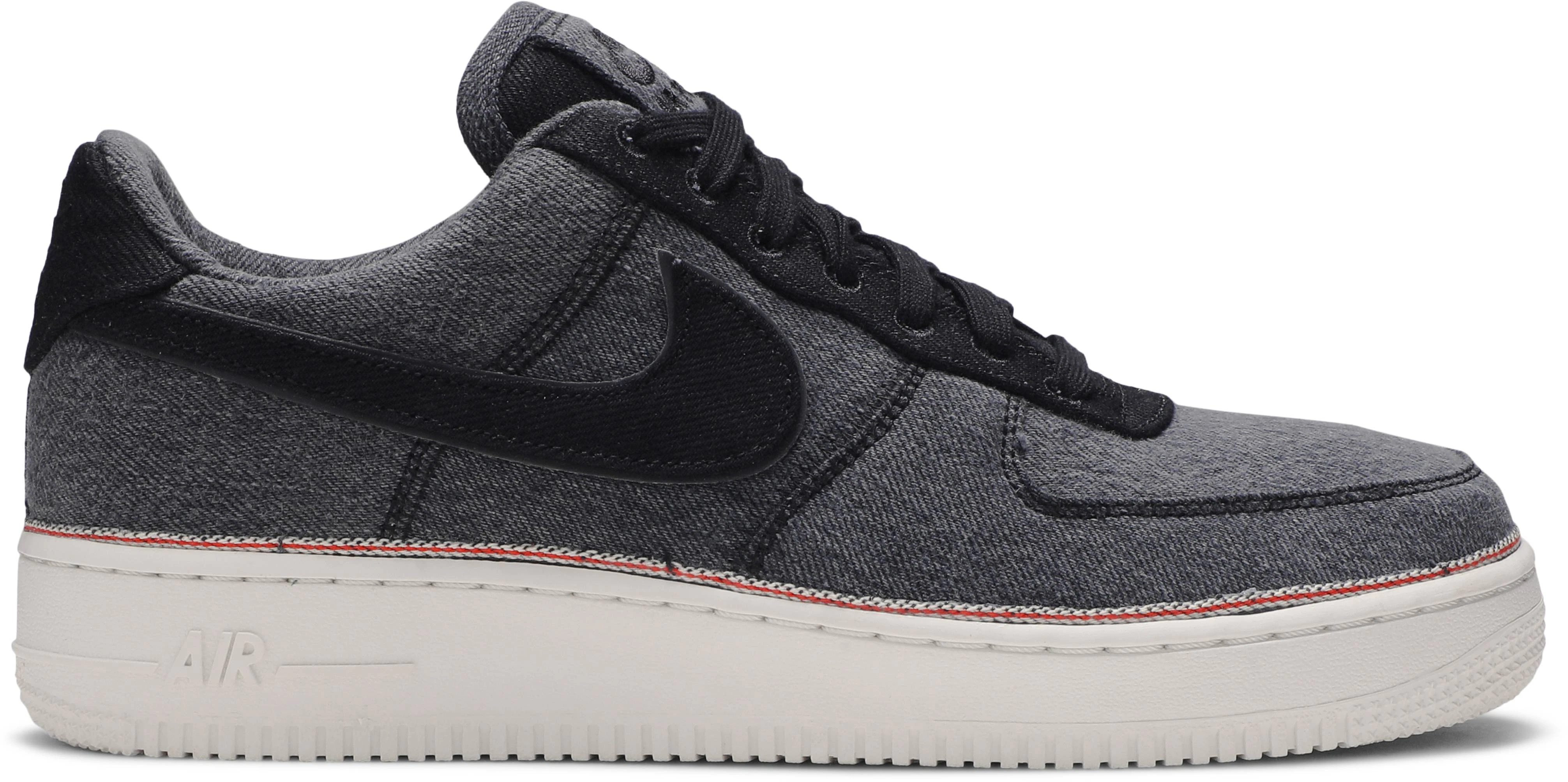 3x1 x Nike Air Force 1 Low PRM Black Denim 905345 006 905345