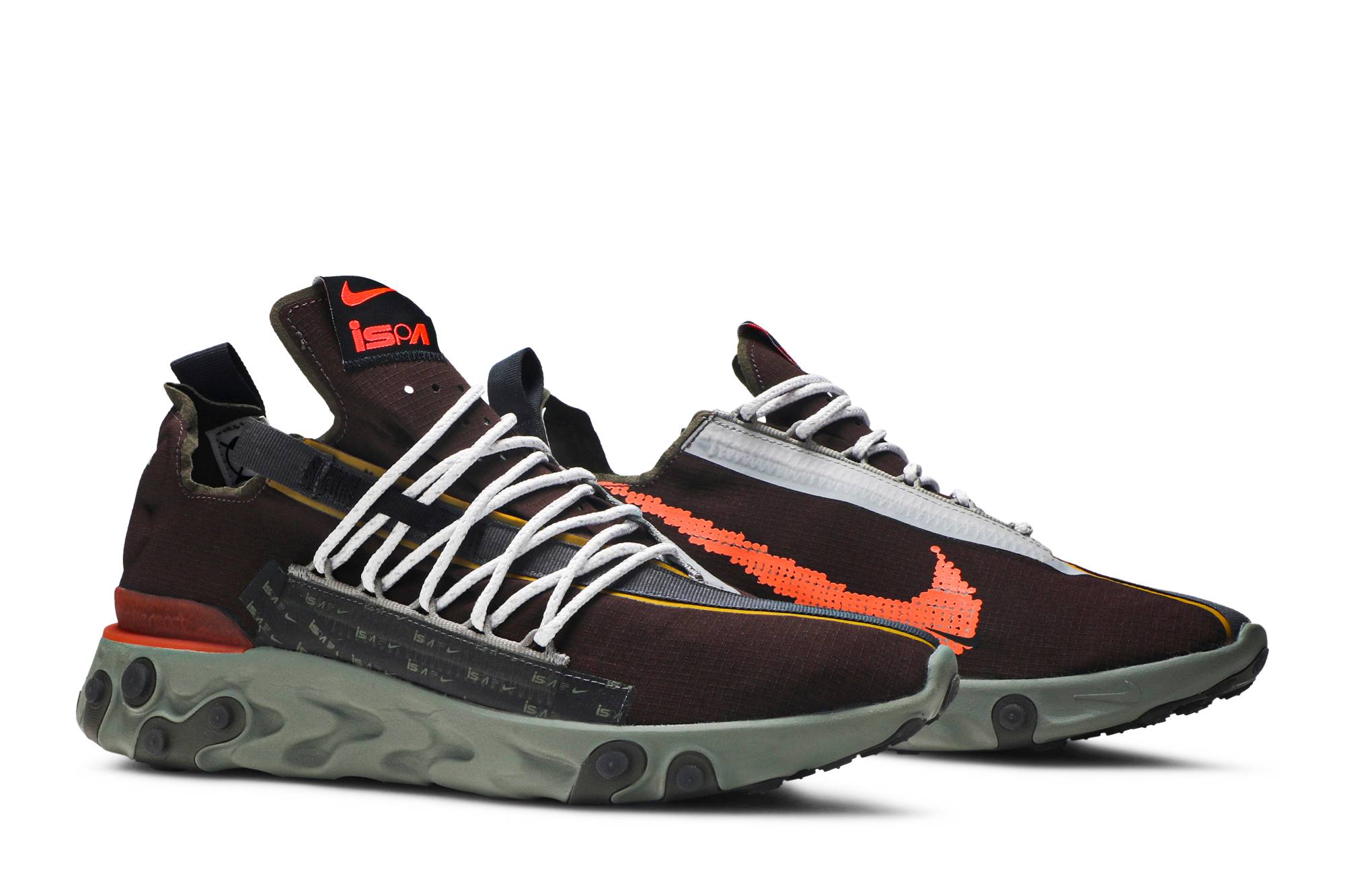 nike react ispa brown