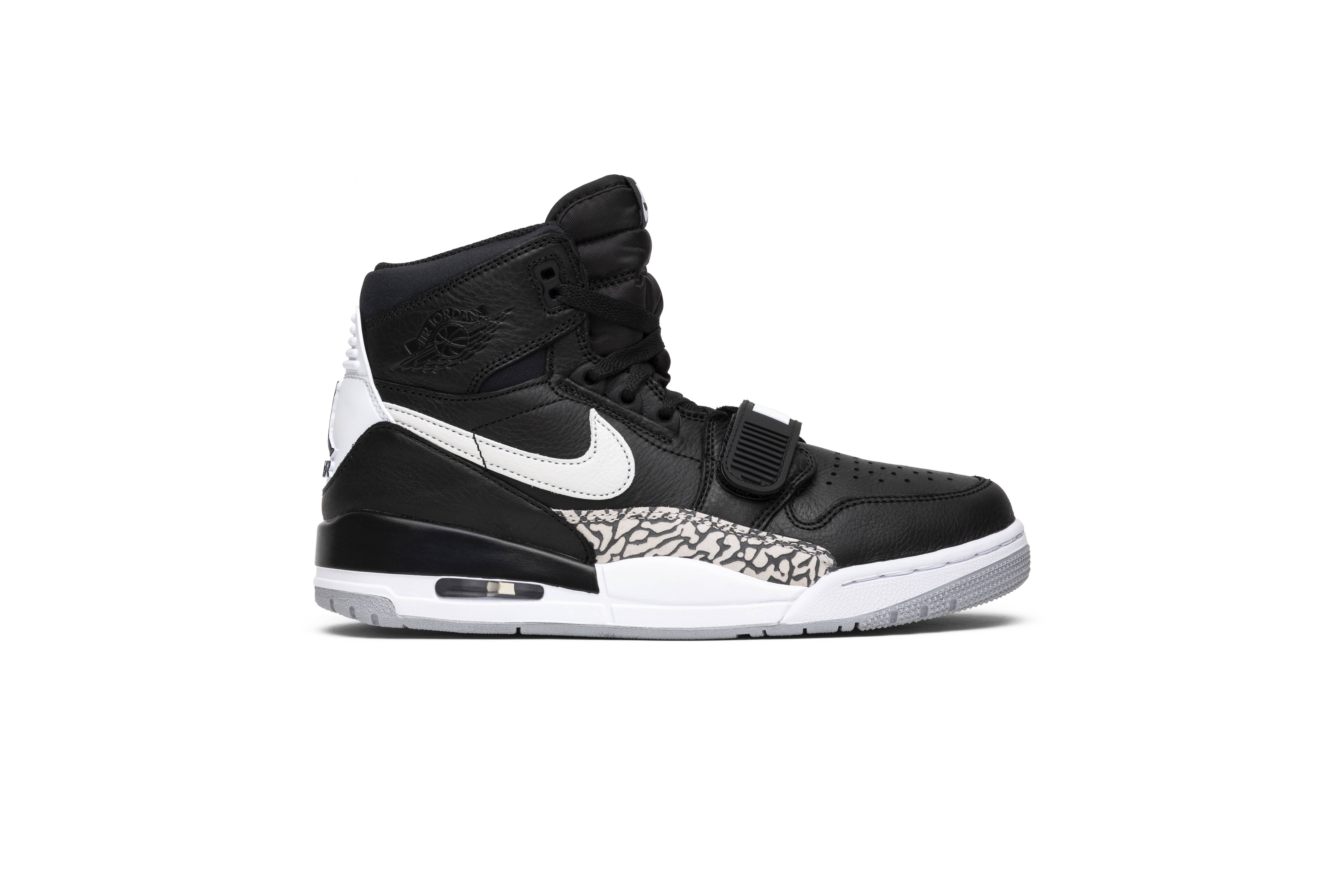 air jordan legacy 312 black and white