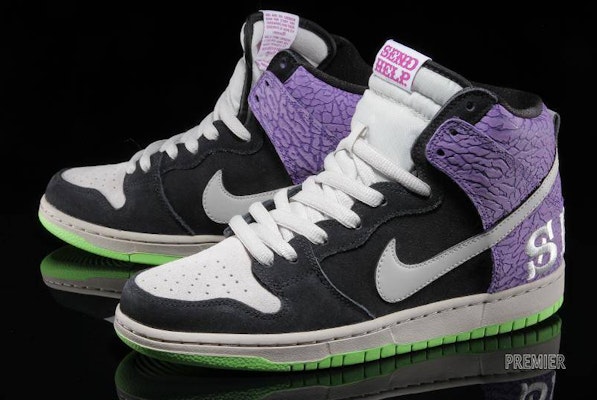 Nike sb dunk high top send help