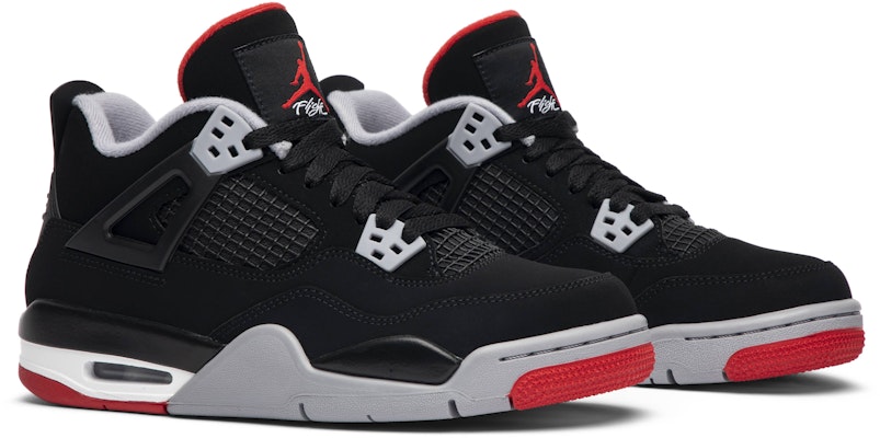 Grade School Air Jordan 4 Retro OG Bred 2019 408452 060