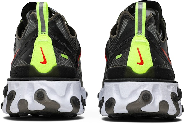 Nike React Element 87 Medium Olive Bright Crimson CJ4988 200