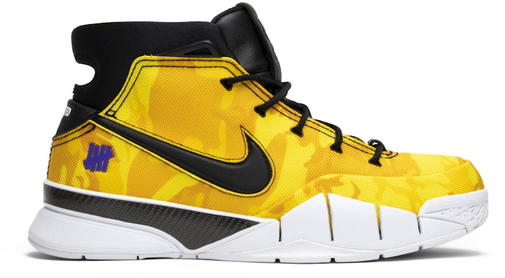 UNDEFEATED x Nike Zoom Kobe 1 Protro Yellow Camo BV1207 901