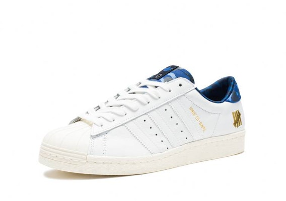 UNDEFEATED x A Bathing Ape x adidas Superstar 80s 'White' B34292 Order UNDEFEATED x A Bathing Ape x adidas Superstar 80s 'White' B34292
