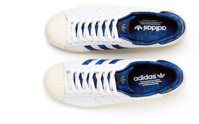 UNDEFEATED x A Bathing Ape x adidas Superstar 80s 'White' B34292 Details for UNDEFEATED x A Bathing Ape x adidas Superstar 80s 'White' B34292