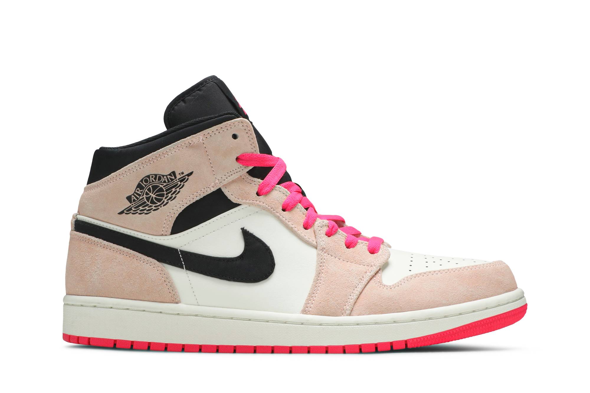 womens air jordan 1 mid crimson tint