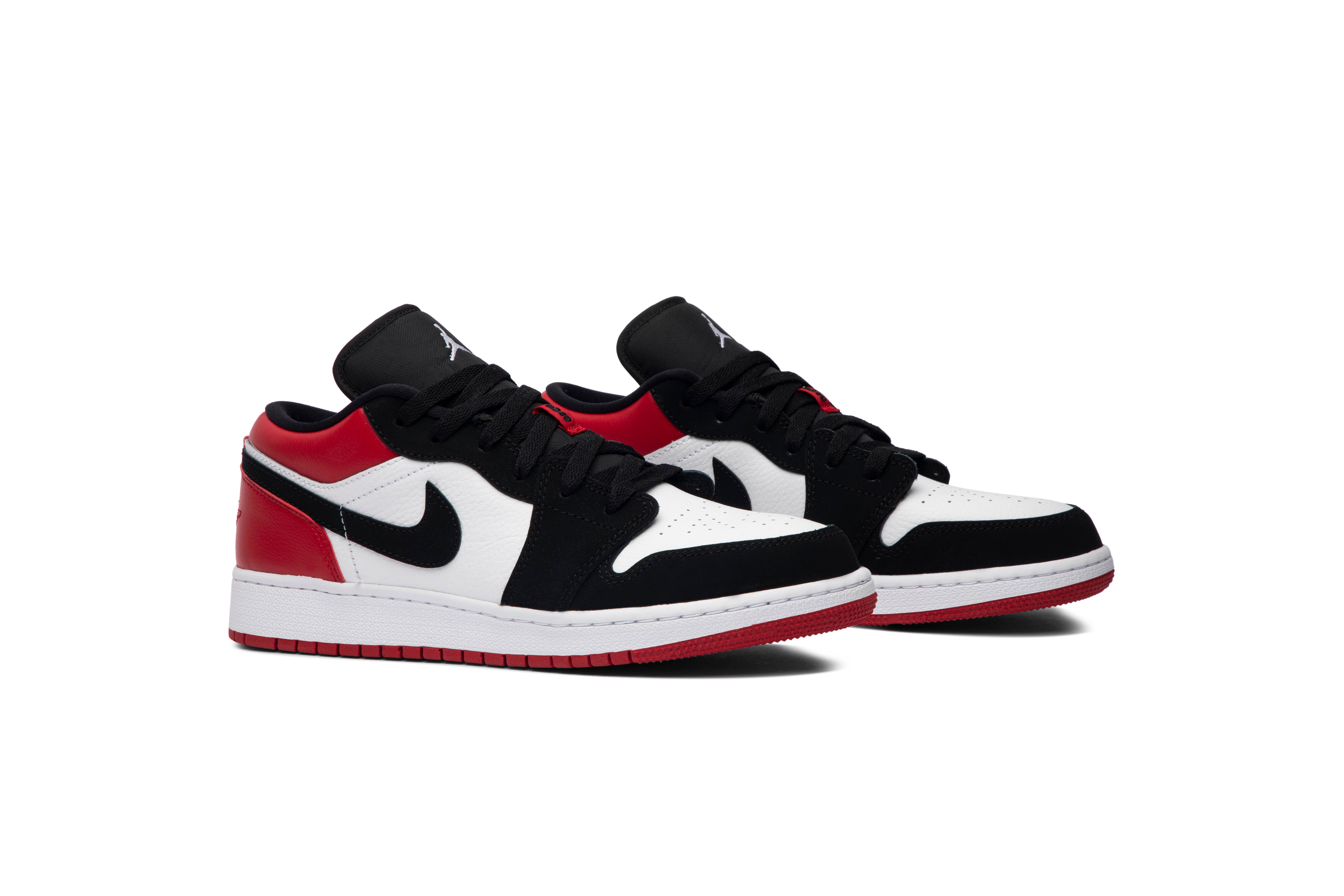 jordan 1 low black toe gs