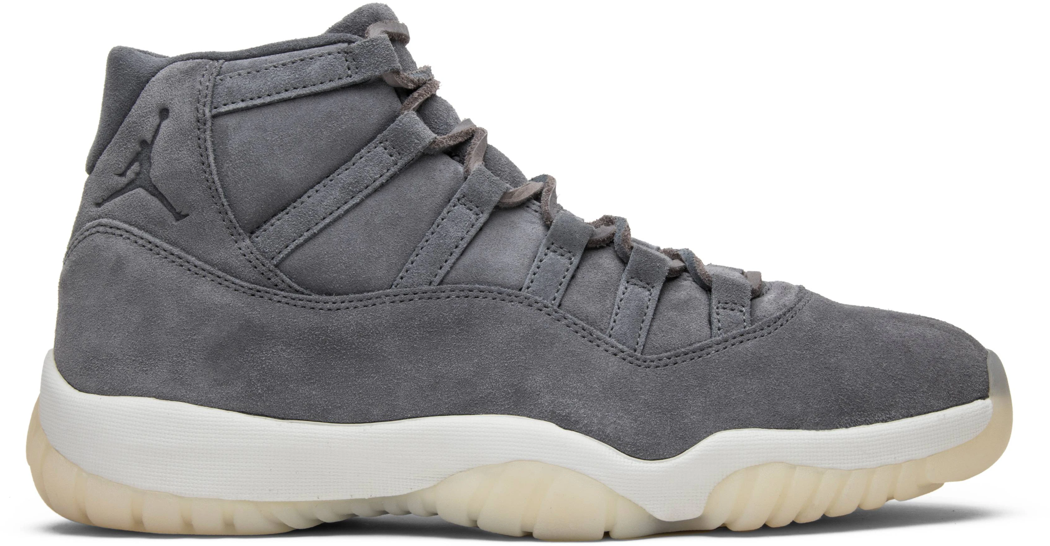 Jordan 10 top grey suede