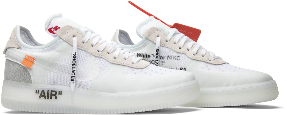 Off-White X Nike Air Force 1 'White / The Ten' Poster — Sneakers Illustrated