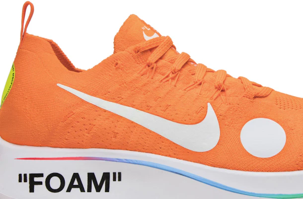 Off White x Nike Zoom Fly Mercurial Flyknit Total Orange AO2115 800
