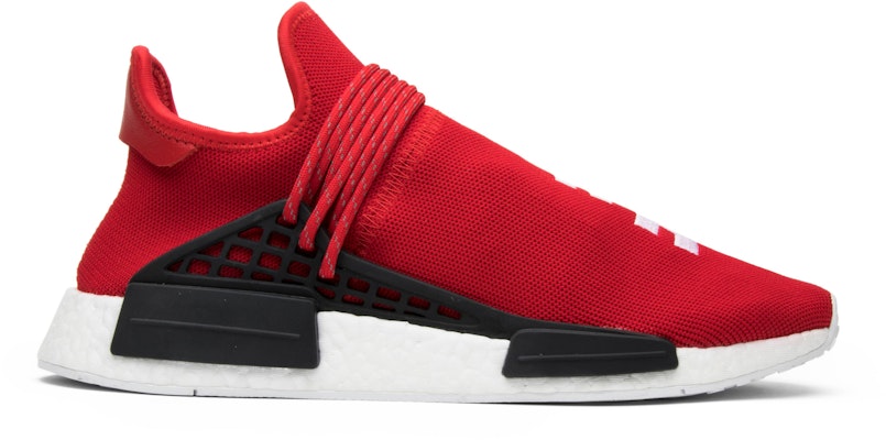 Red and black human 2025 race nmd