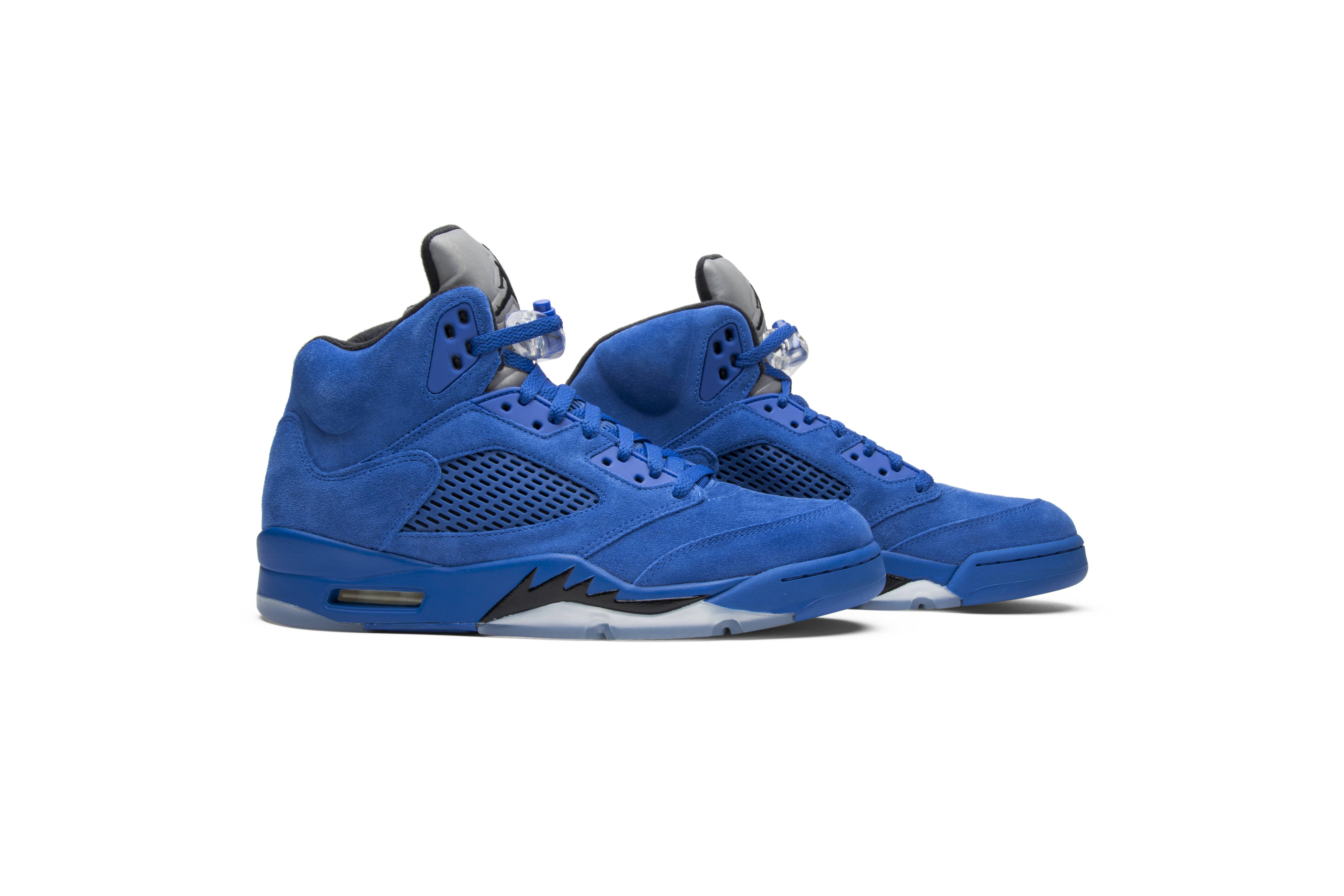 jordan 5 suede blue