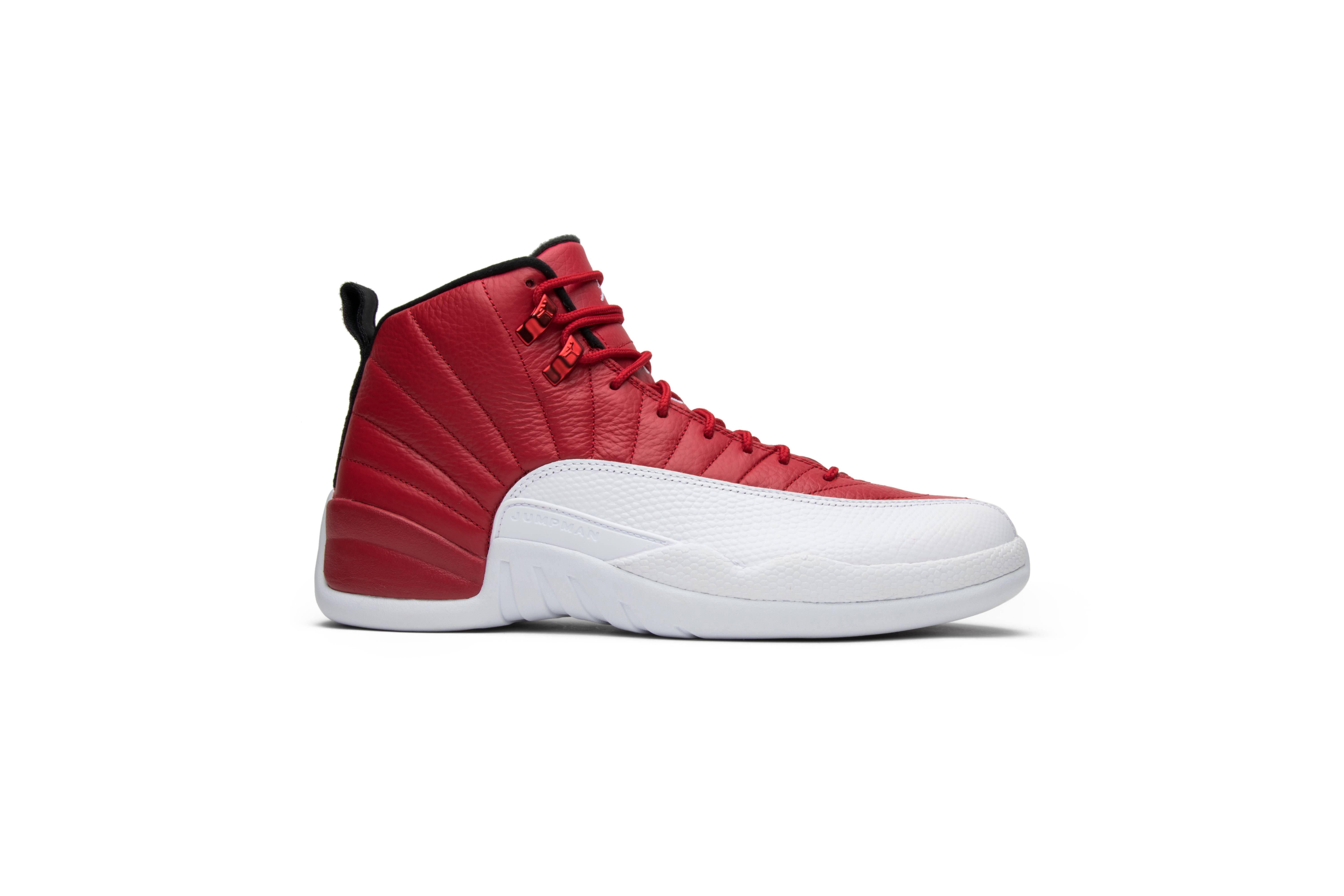 gym red jordan 12s