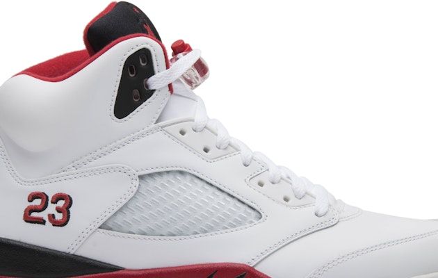 Air Jordan 5 Retro Black Tongue Fire Red 2013 136027 120