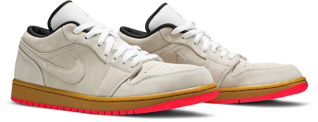 Jordan 1 low white gum online hyper pink