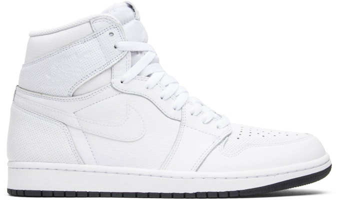 White perforated 2025 jordan 1