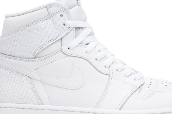 Air Jordan 1 Retro High OG White Perforated 555088 100 555088