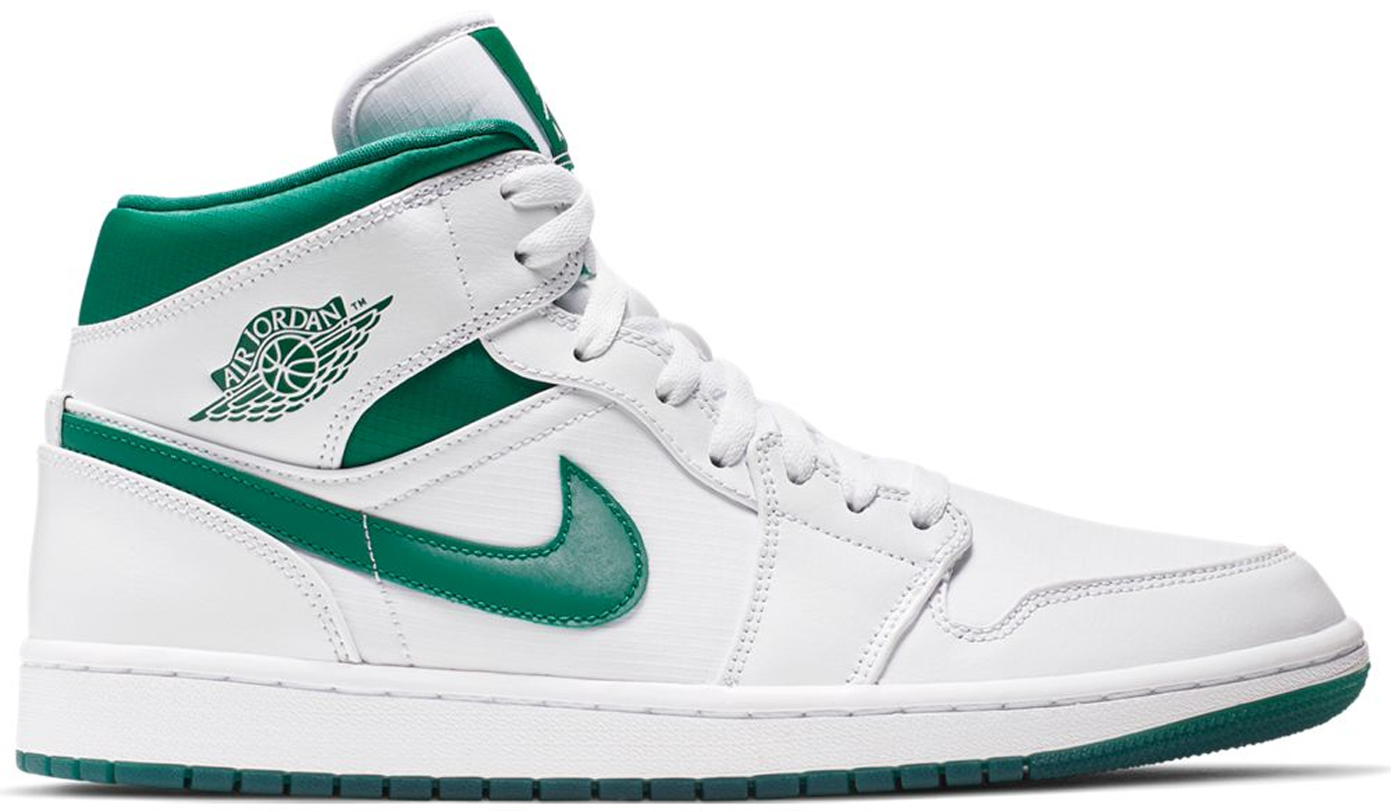 green white jordan 1s