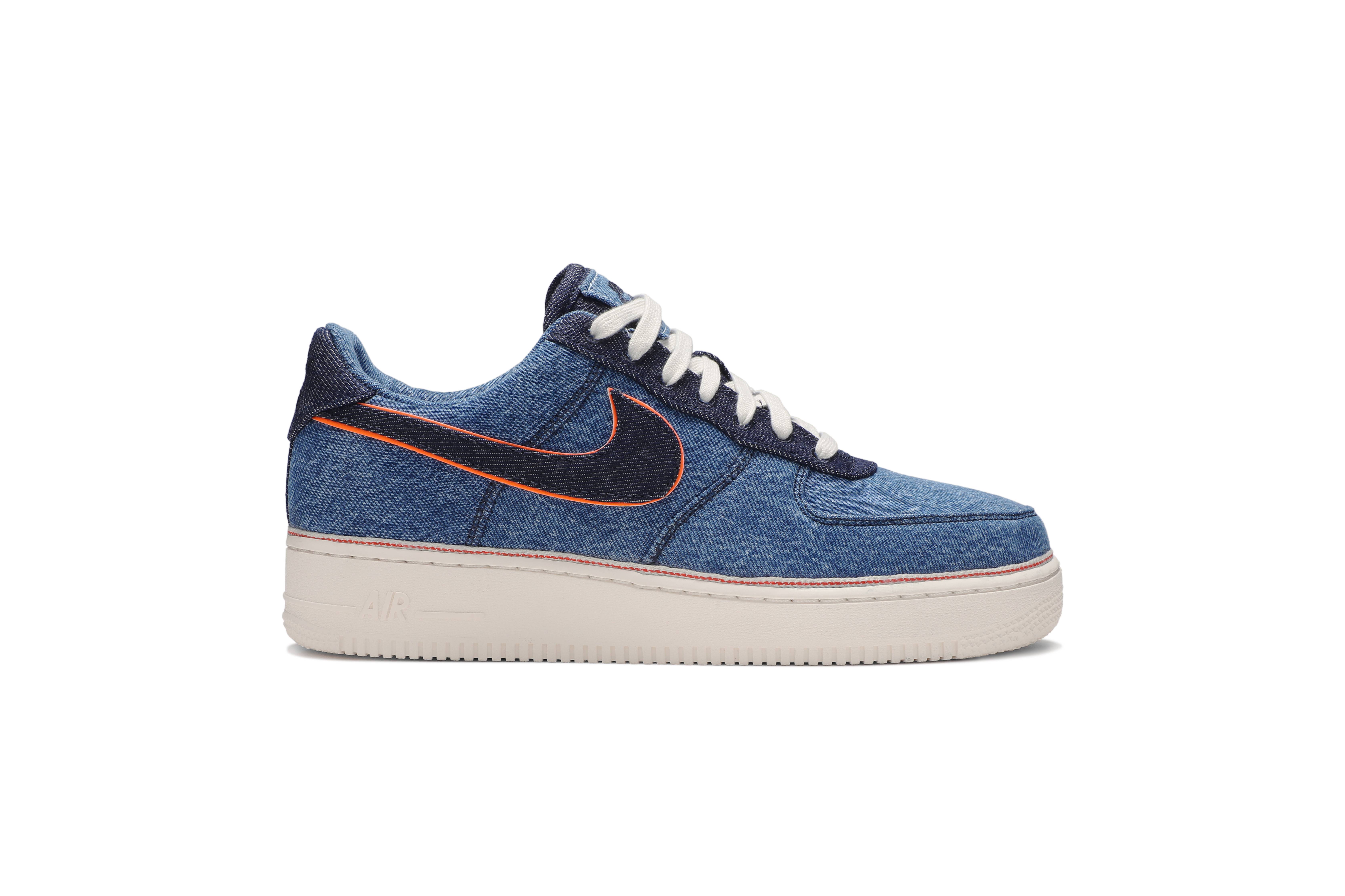 stonewash blue air force 1