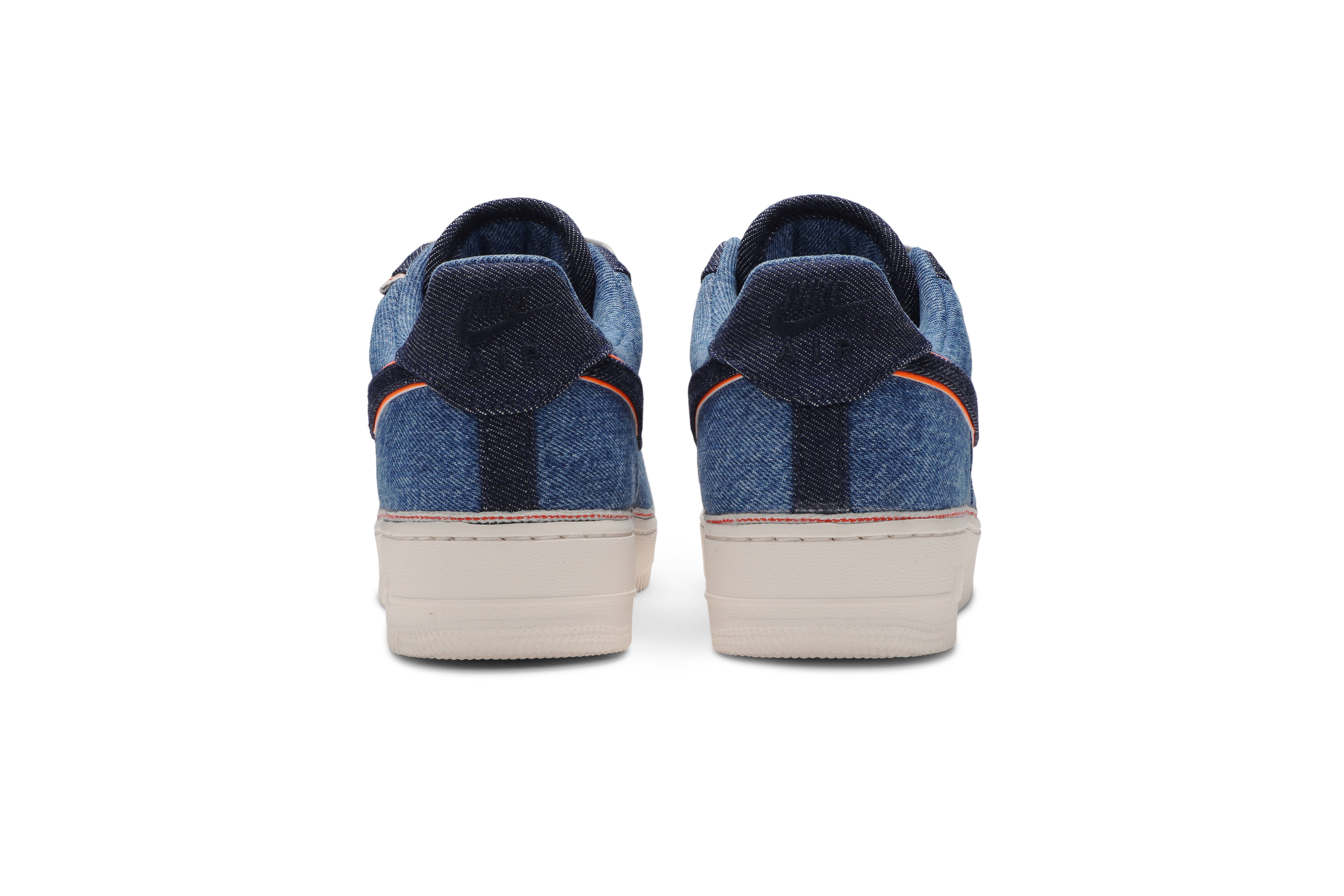 air force 1 stonewash blue