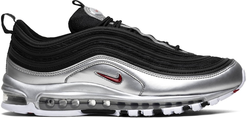 Air max 97 silver black hotsell