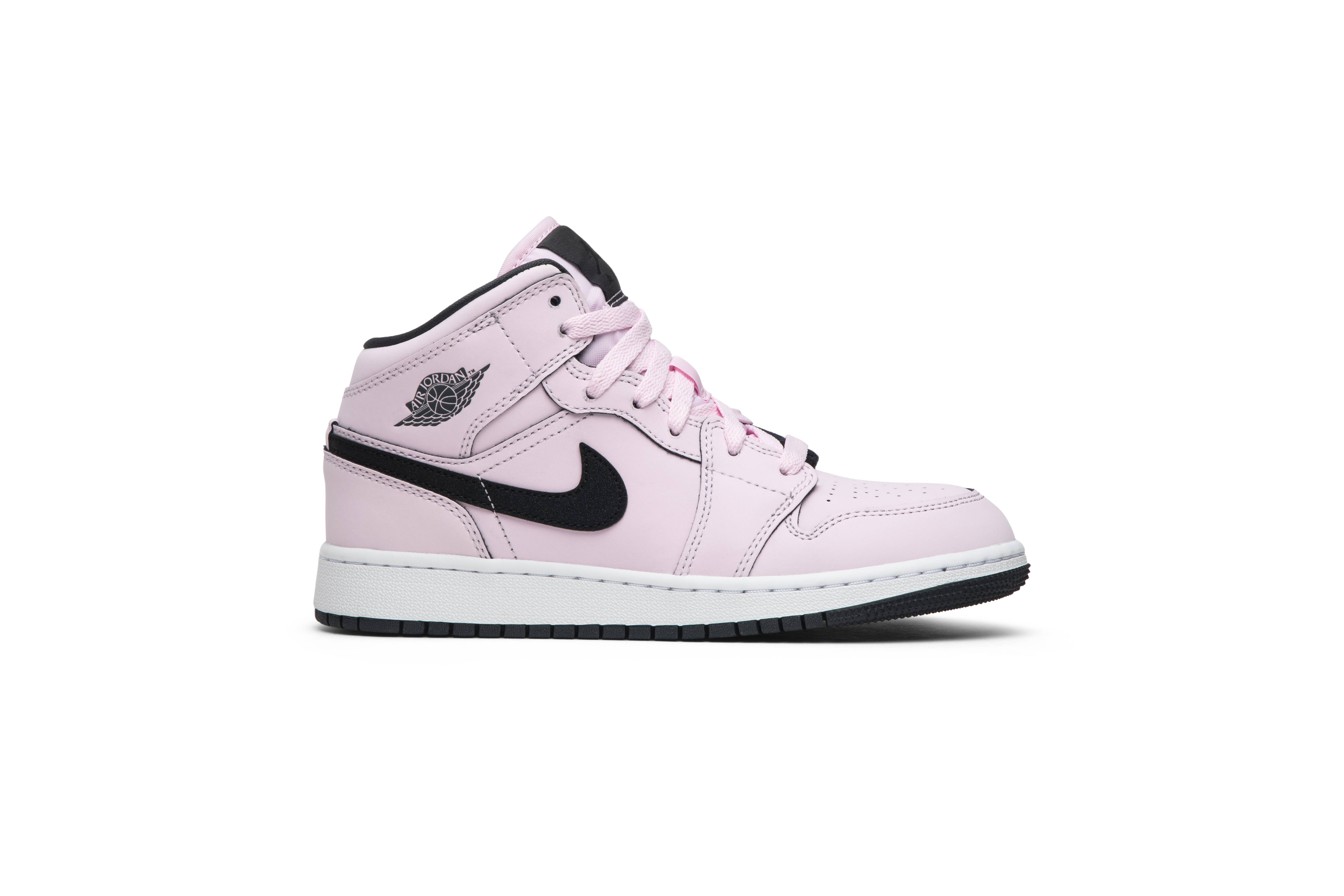 jordan air 1 mid pink and black
