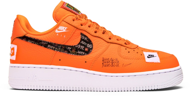 Orange air forces just do it best sale