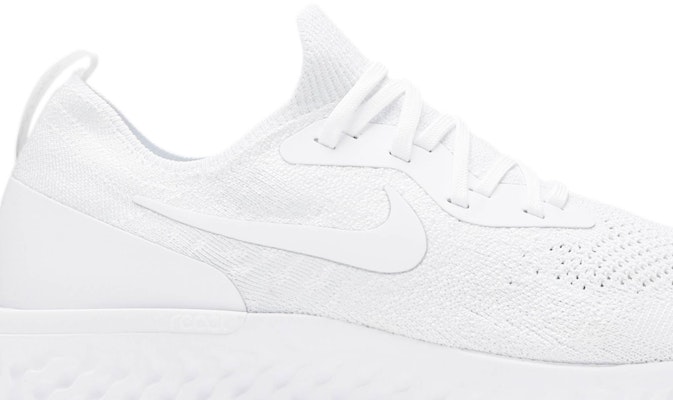 Nike epic react flyknit 2 true white best sale