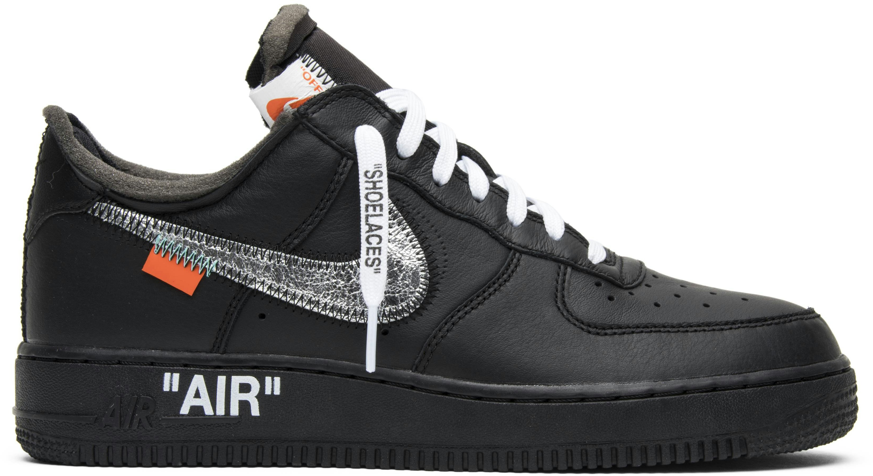 Off White Nike Air Force 1 '07 MOMA Size 7 Lightly Worn With Socks
