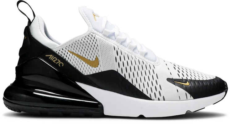 Gold and black air max best sale 270