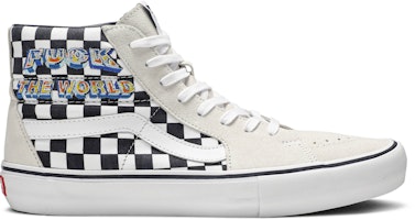 Supreme x Vans Sk8-Hi 'Fuck The World - White' VN0A45JDSY4 Supreme x Vans Sk8-Hi 'Fuck The World - White' VN0A45JDSY4