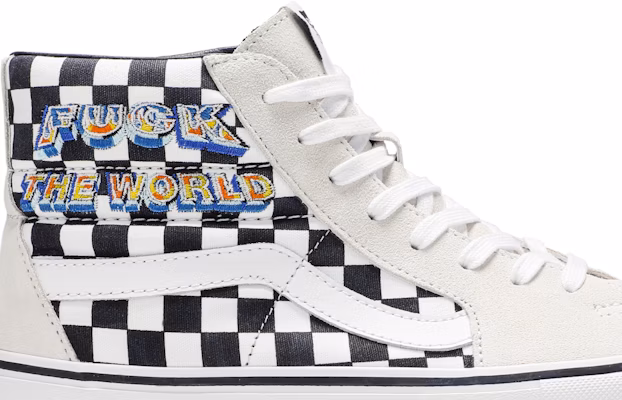 Supreme x Vans Sk8‑Hi 'Fuck The World ‑ White' - VN0A45JDSY4