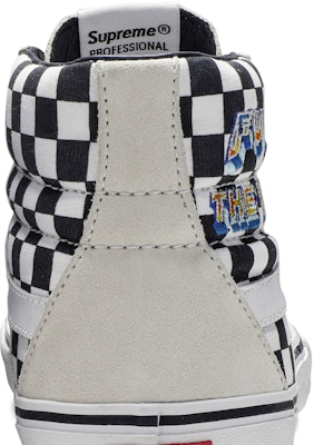 Supreme x Vans Sk8-Hi 'Fuck The World - Putih' VN0A45JDSY4 Sizing Supreme x Vans Sk8-Hi 'Fuck The World - Putih' VN0A45JDSY4