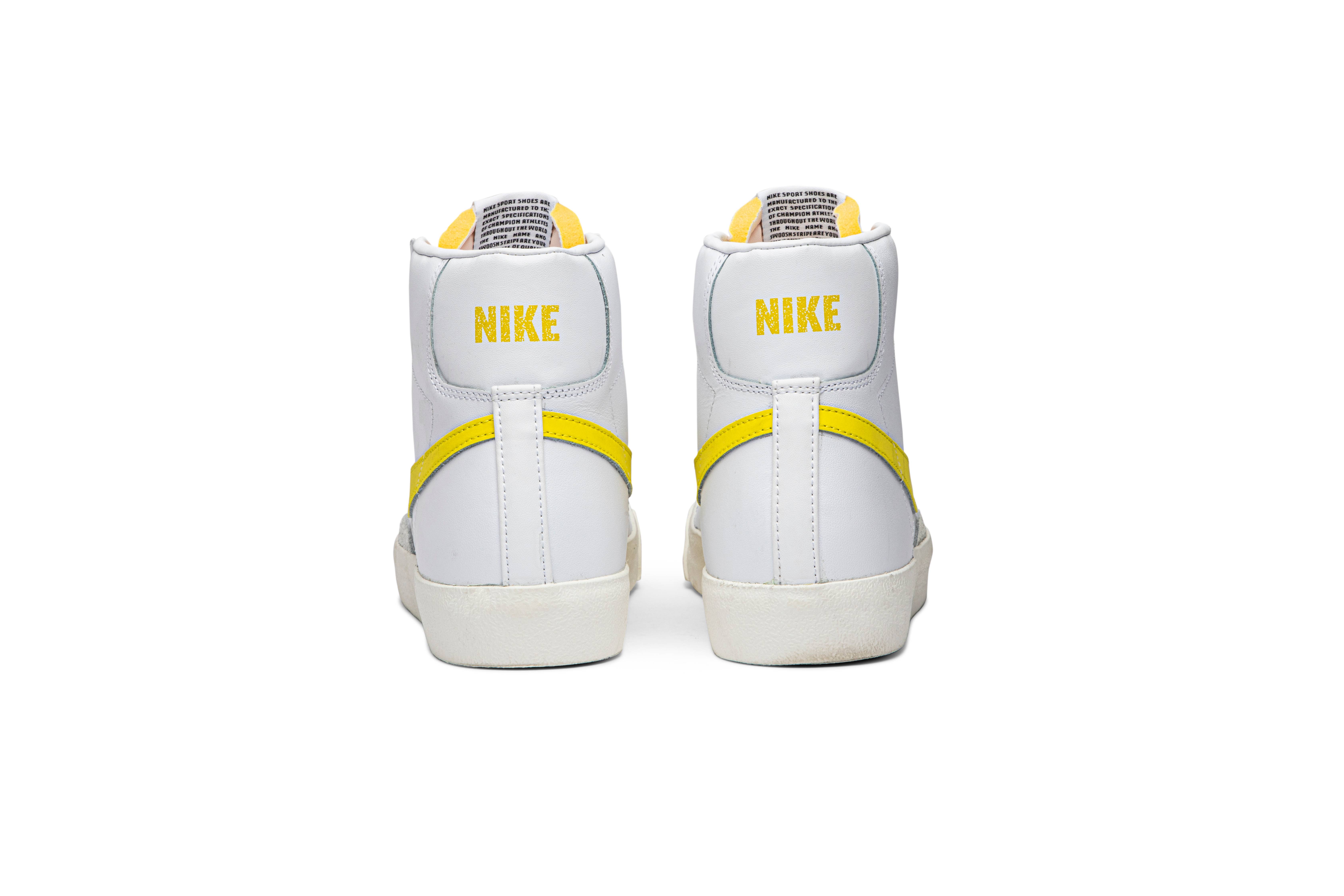 nike blazer optic yellow