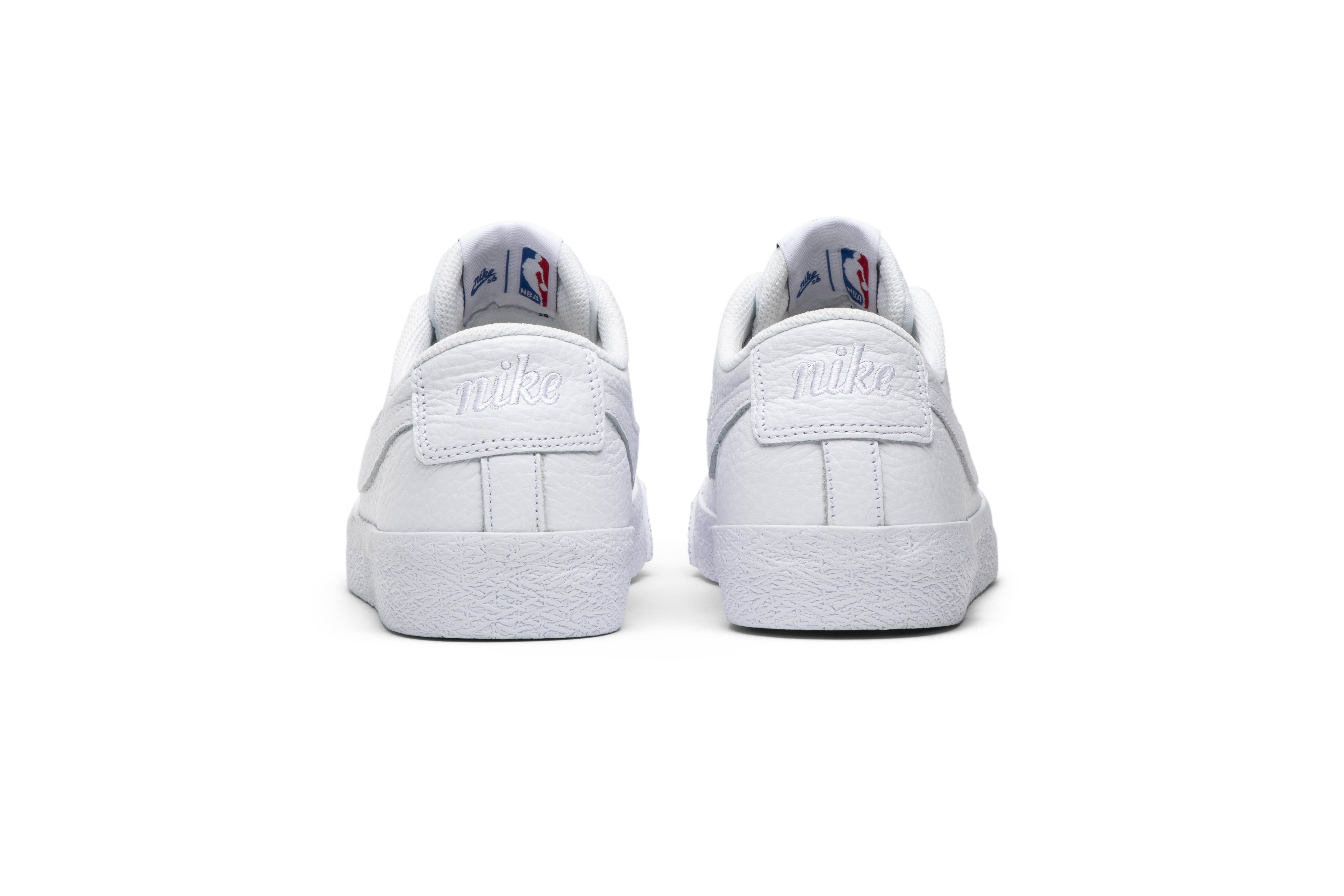 nike sb blazer low nba white