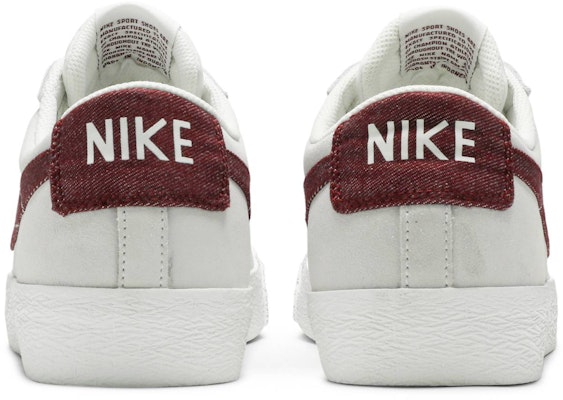 Nike sb blazer low summit deals white dark team red