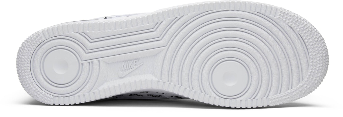 Nike air force 1 2025 low all over logo white